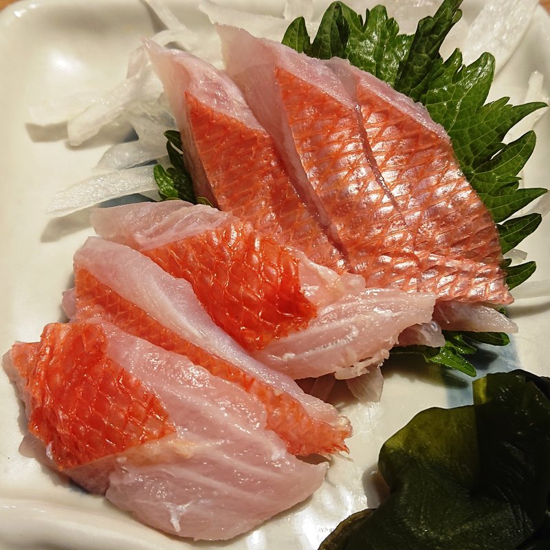 金目鯛の刺身(アカマル屋 川崎東口店)