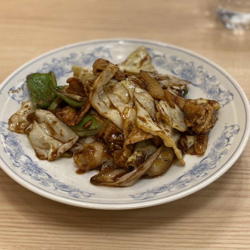 美保野ポークのホイコーロー(ぎょうざの満洲 川西能勢口駅店)