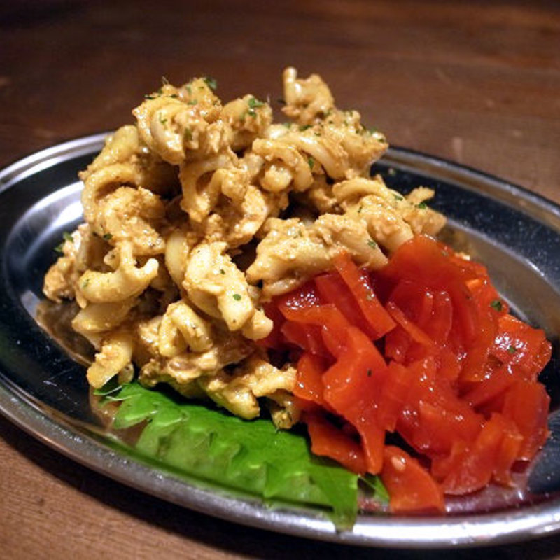 チキンカレーのマカロニサラダ(大衆サカバ39番地.)