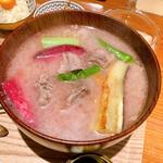 おにぎりと選べる味噌汁セット(小料理屋　永山)