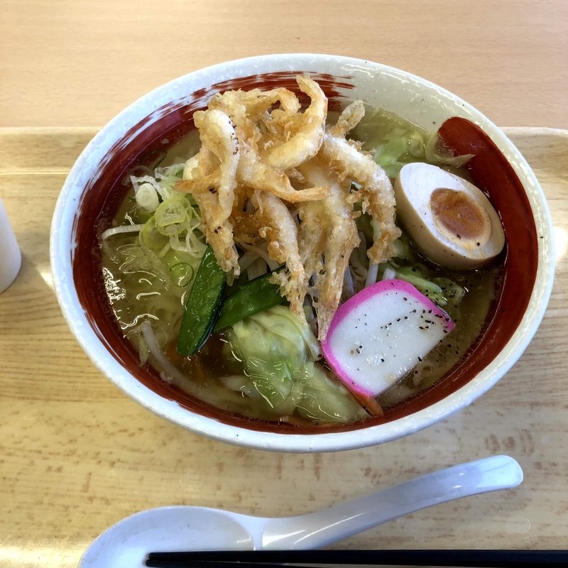 白エビ天ぷらそば(有磯海サービスエリア（上り線）スナックコーナー )