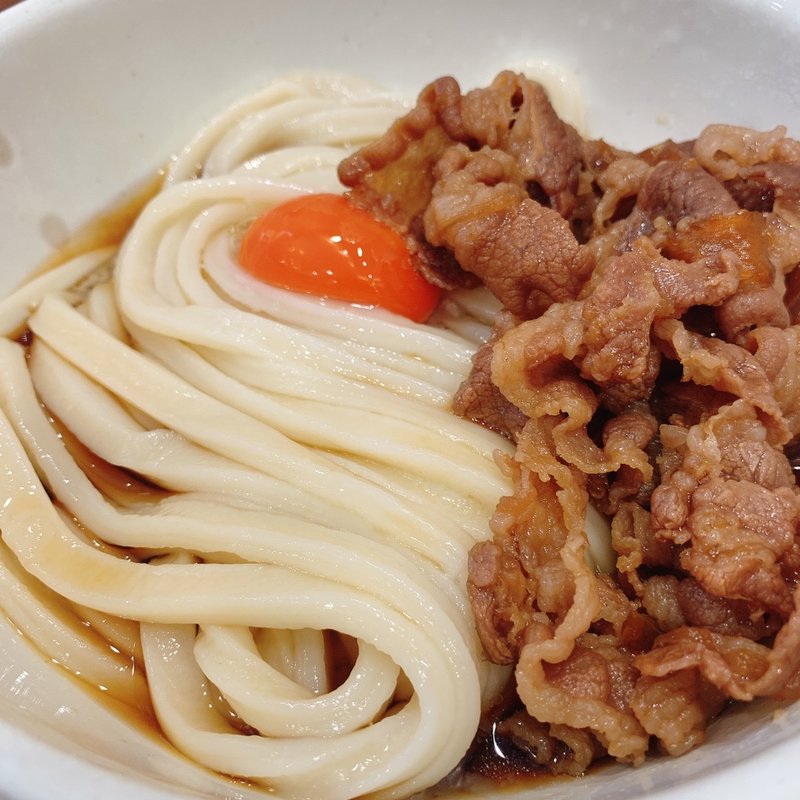 牛肉ぶっかけ(上を向いて)