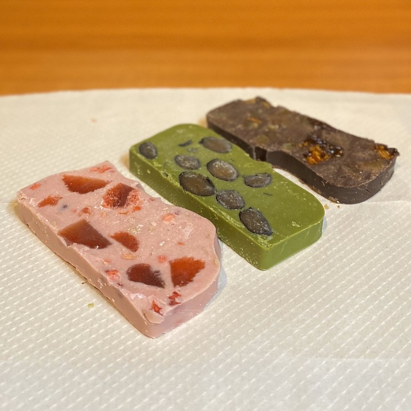 久遠テリーヌ(ノアール、抹茶、ベリーベリー)(久遠チョコレート 豊田店)