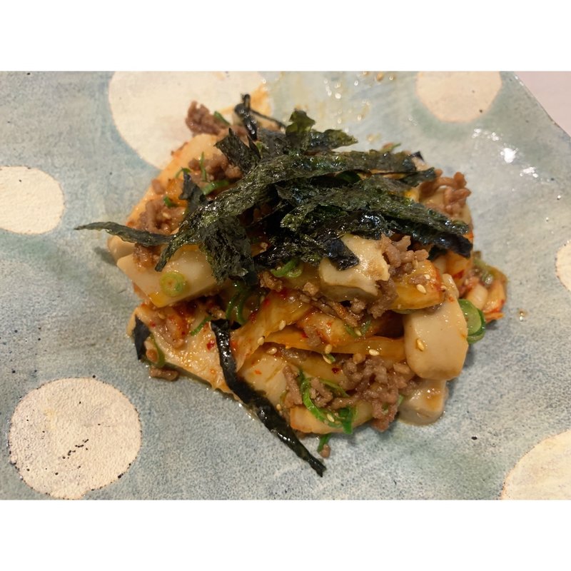 本日のおすすめ　胡麻豆腐キムチ(おうちごはん わりかん)