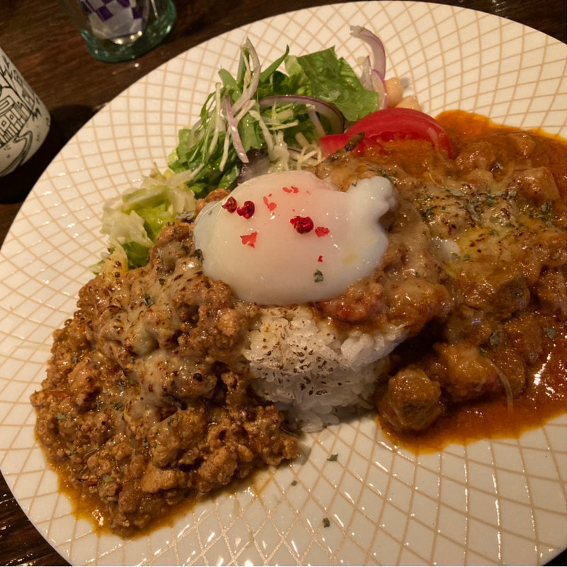 キーマ、ポーク2種盛り(uni-BAR （ウニ・バー）)