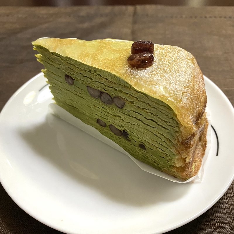 京都府産宇治抹茶のミルクレープ(ドトールコーヒーショップ 横浜東口店)