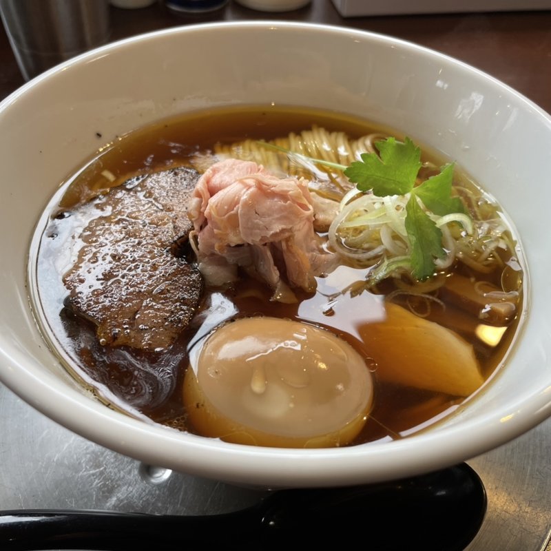 味玉醤油そば(麺道 麒麟児)