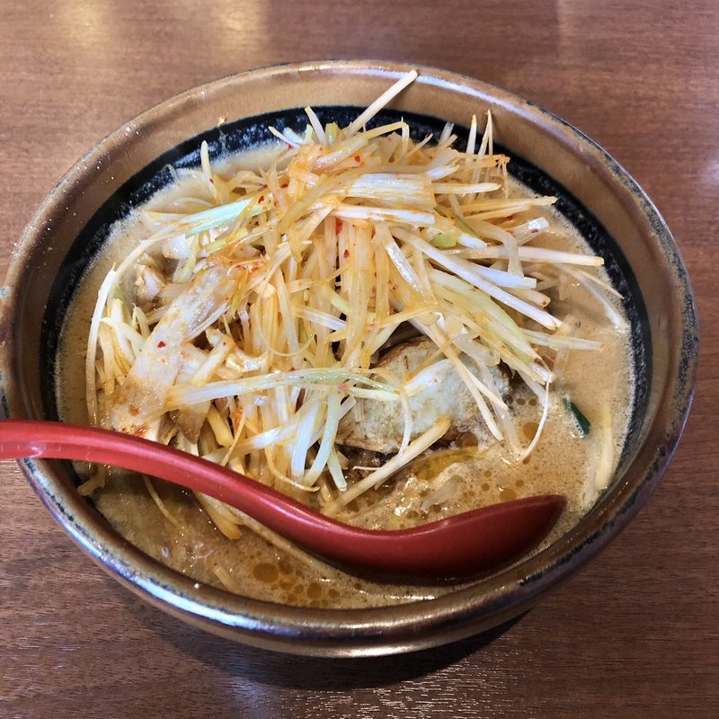 北海道味噌 肉ネギらーめん(蔵出し味噌 麺場 田所商店)