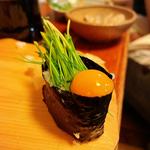 芽ネギ&うずら玉子(いろは寿司 本店)