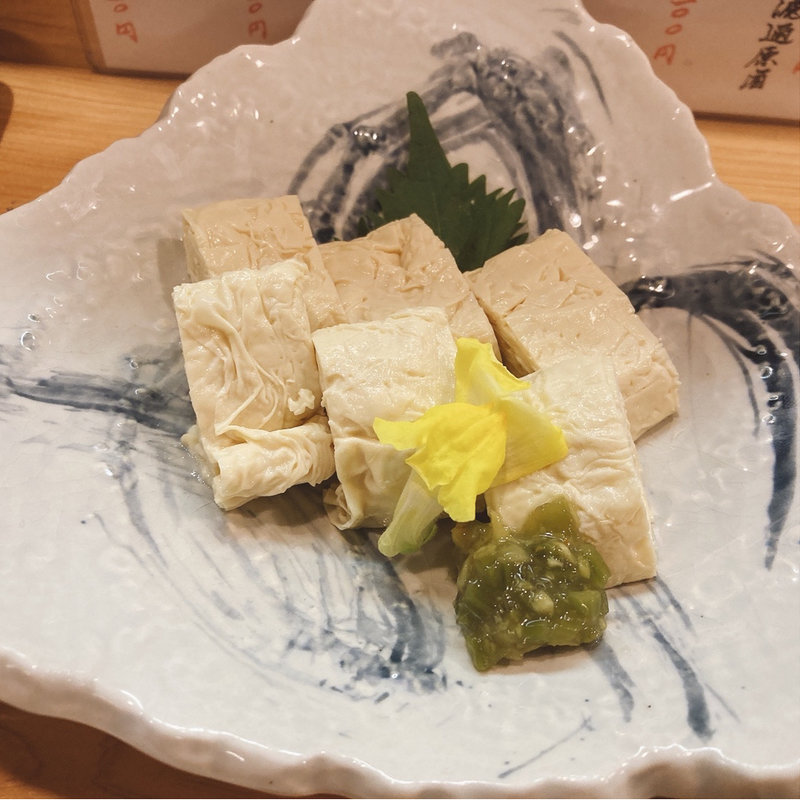 生ゆばつまみ(鮨 くろさき)