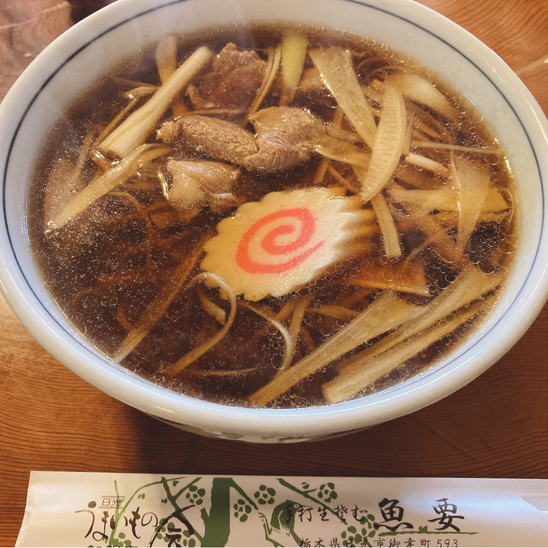 鴨南蛮そば(魚要)