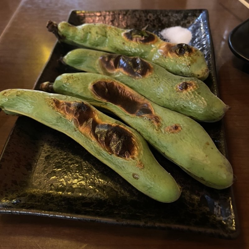 焼そら豆(だるま食堂 やきとんだるま)