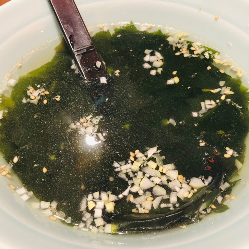 ワカメスープ(静龍苑)