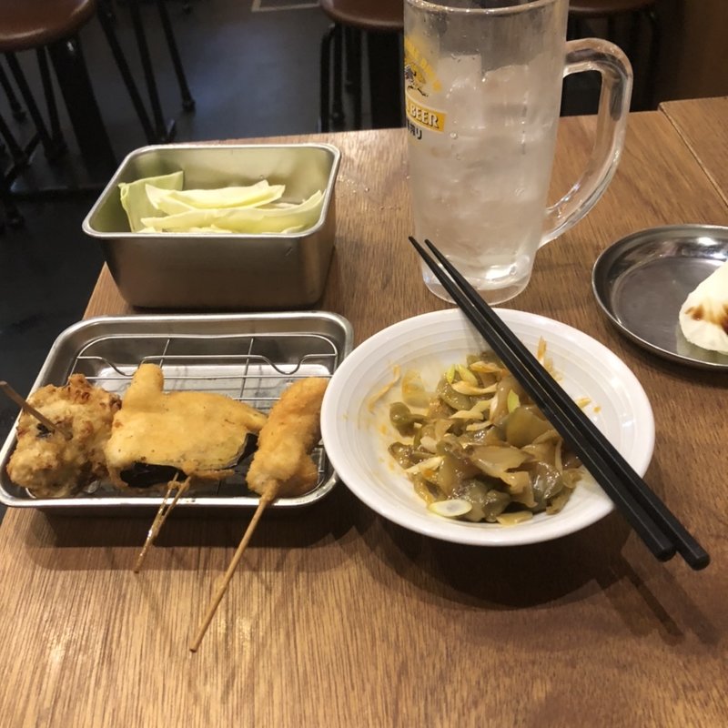 無限レモンサワー(串かつ でんがな 姫路店)