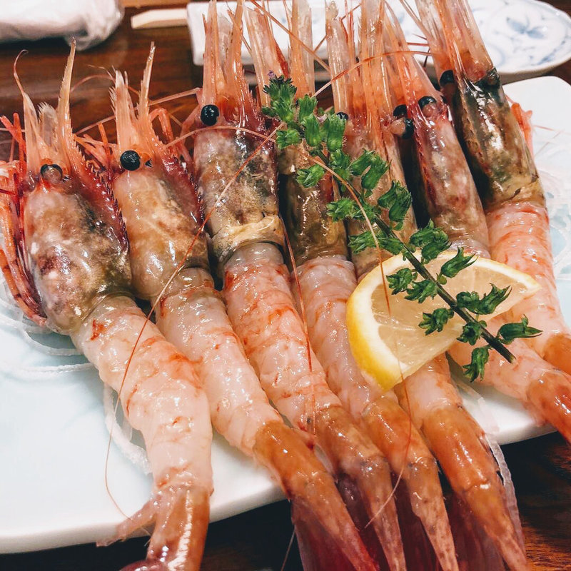 ボタン海老刺身(一隆)