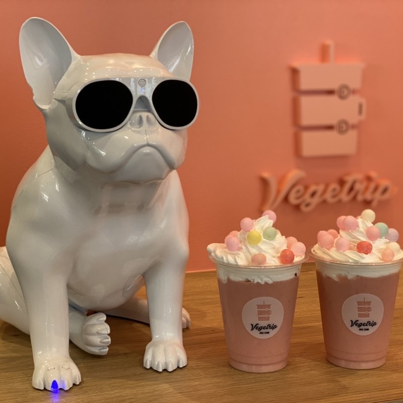 いちご&バナナスムージー(Vegetrip 岩国駅前店)