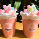 いちご&バナナスムージー(Vegetrip 岩国駅前店)