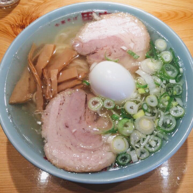 中華そば（塩味玉子を追加）(田中屋 )