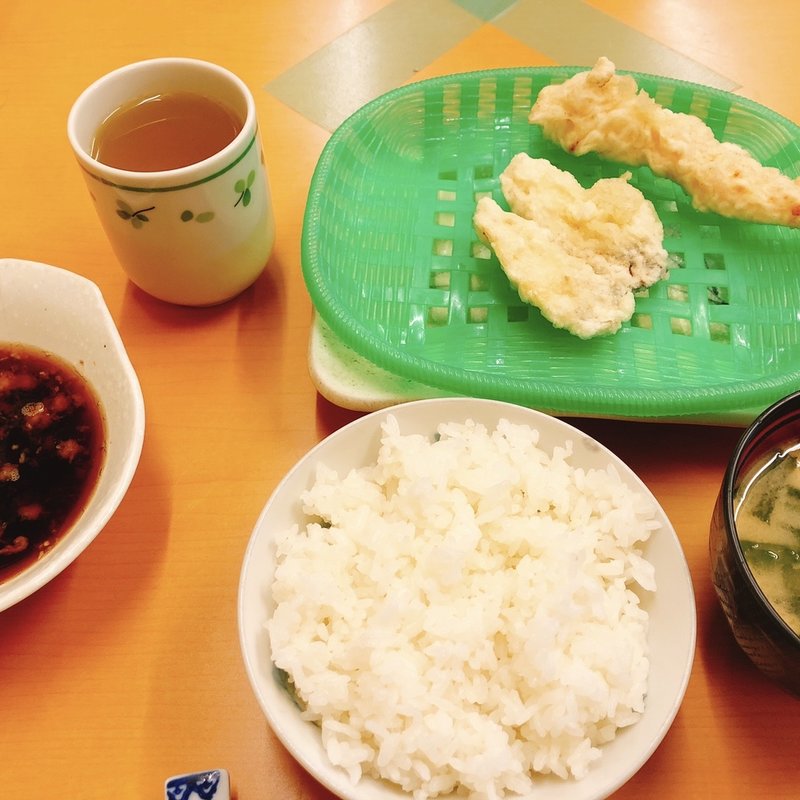 天ぷら定食(だるま)