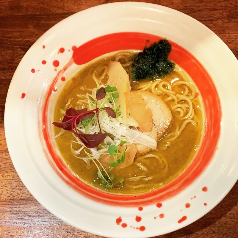 限定　豚骨魚介らーめん(海老丸らーめん)