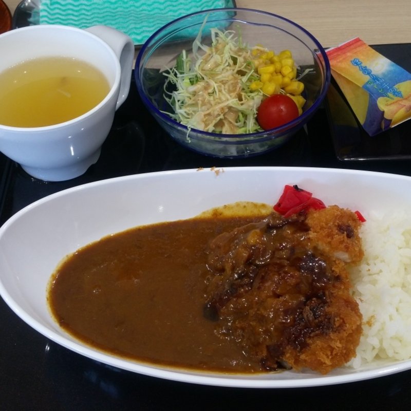 カツカレー　ハーフ(道の駅　富士川)