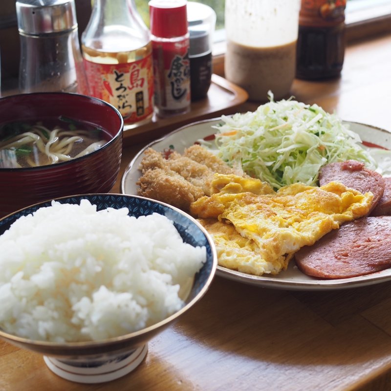 ポーク玉子(おおぎみ食堂 )