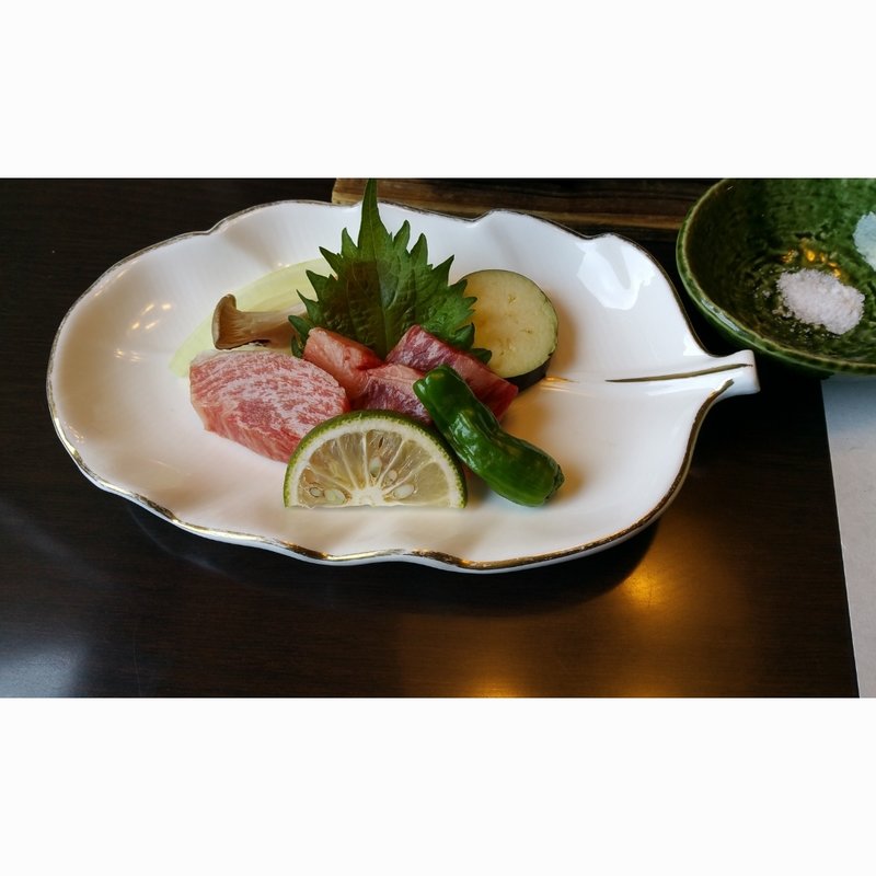 陶板焼き(会席料理)(旅亭 松葉屋 （まつばや）)