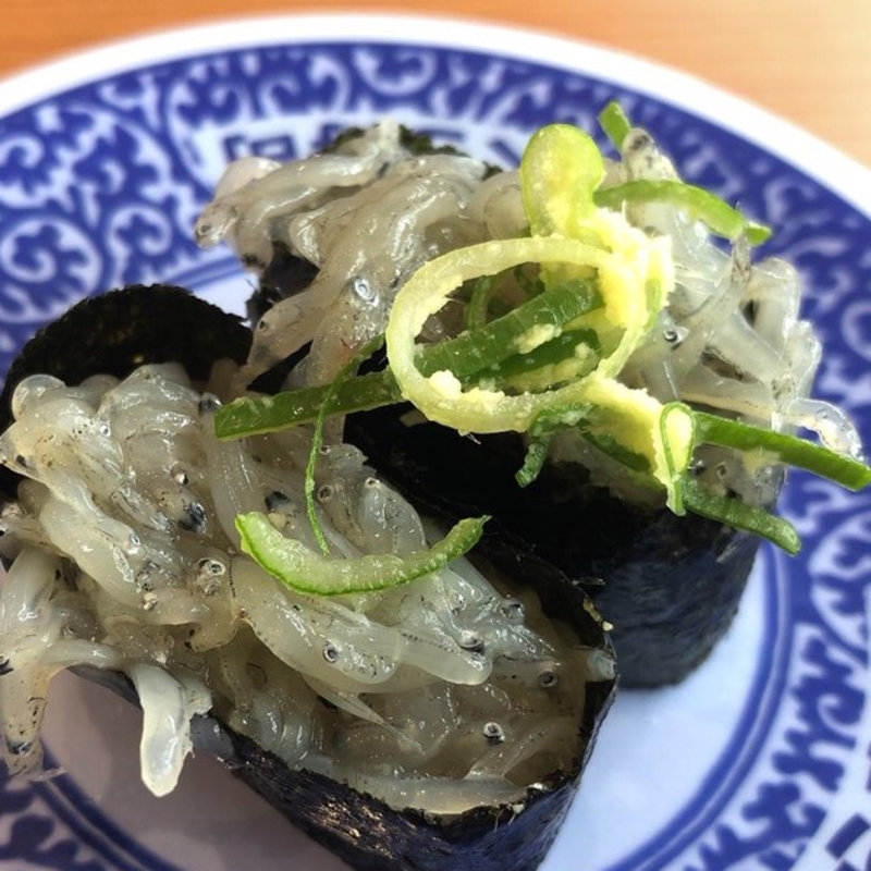 生しらす軍艦(くら寿司 岸田堂店)