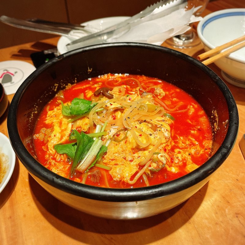 ユッケジャン麺(翠苑かえん坊 （【旧店名：花炎坊】）)