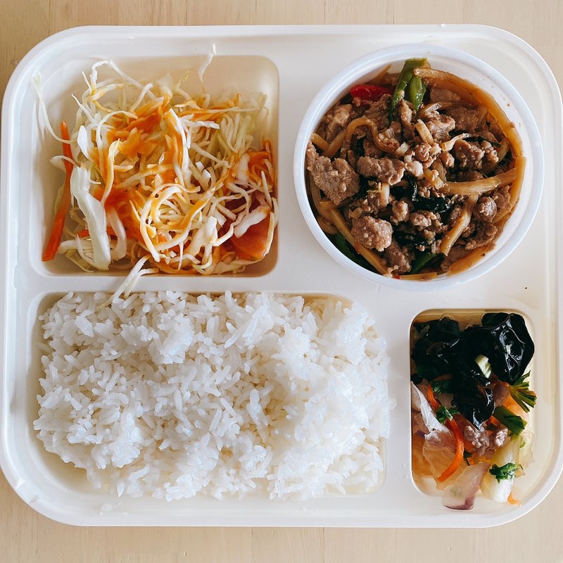 豚肉のガパオ＆ライス弁当(チャオタイ 川崎店)