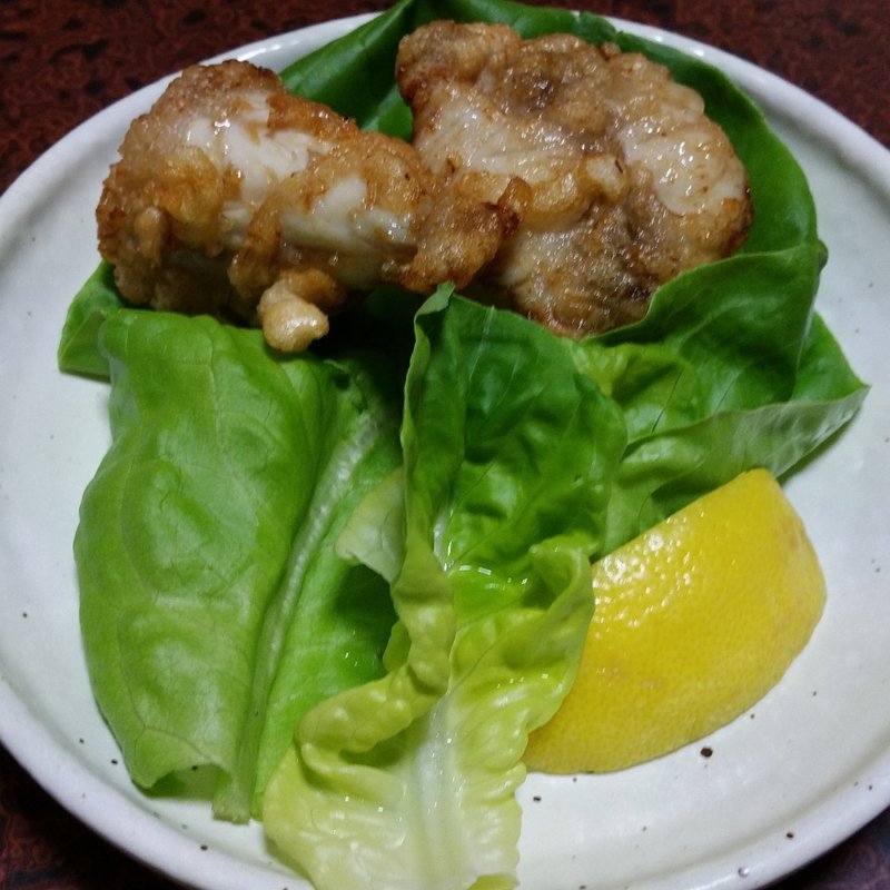 ふぐの唐揚げ(お昼の創作ランチ)(こけし)