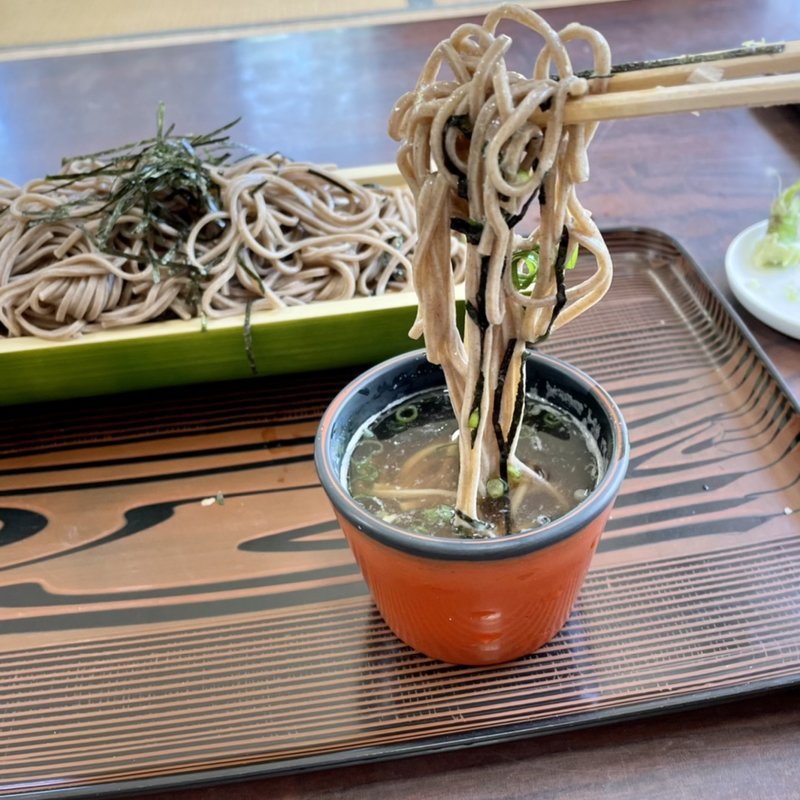 わさび丼とざるそばのセット(わさび園　かどや )