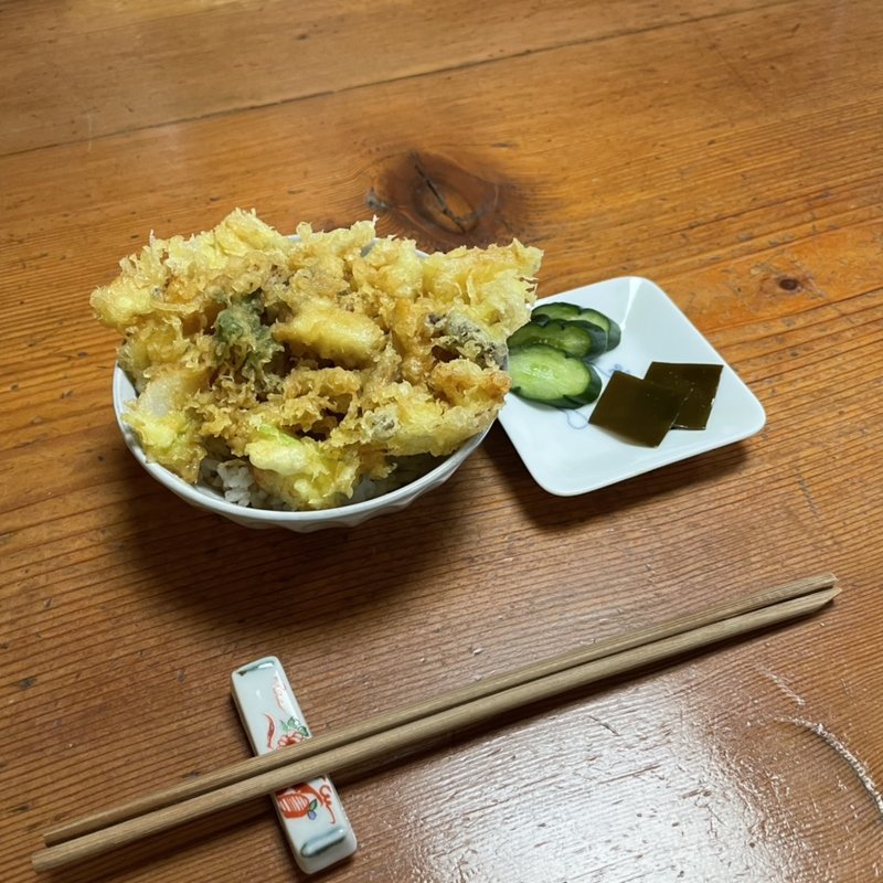 かき揚げ丼(まえの )