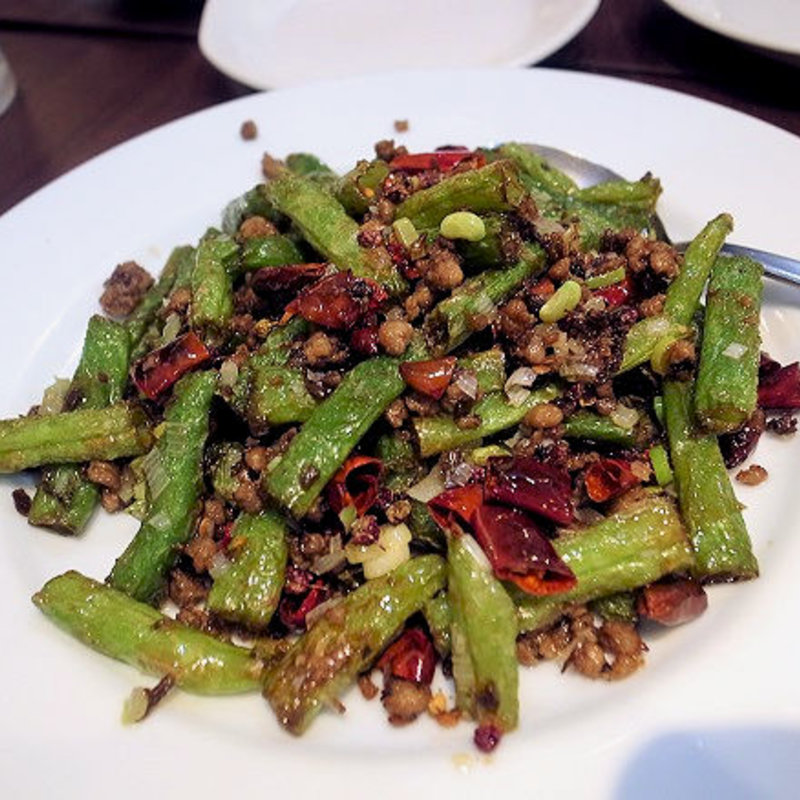 インゲンの四川風炒め(川城)