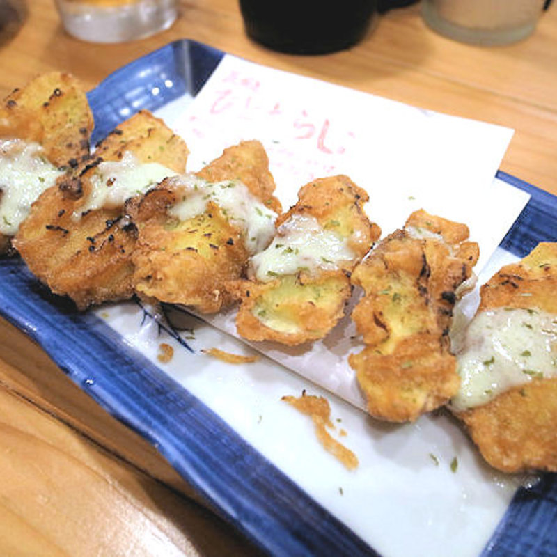 焼き芋天ぷら(瓦焼き ひとたらし)