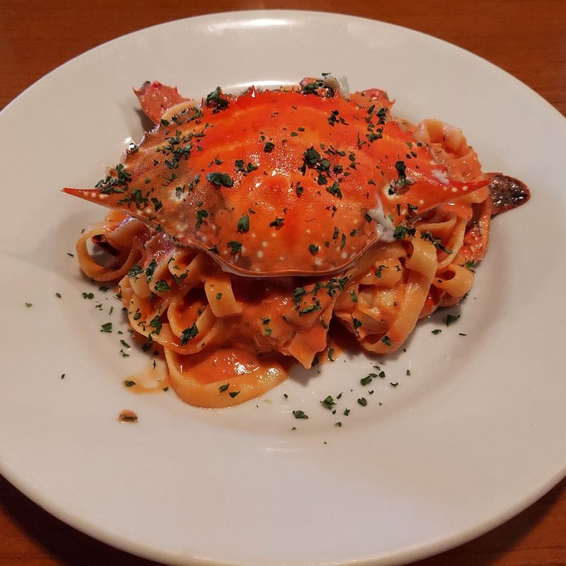 渡り蟹のトマトクリーム(VILLA ROSSO TRE 紫波店 （ヴィラ・ロッソ･トレ）)