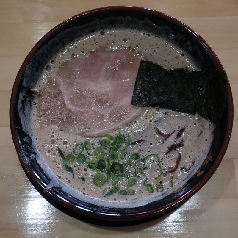 男・豚骨ラーメン(麺屋二極大牟田本店)