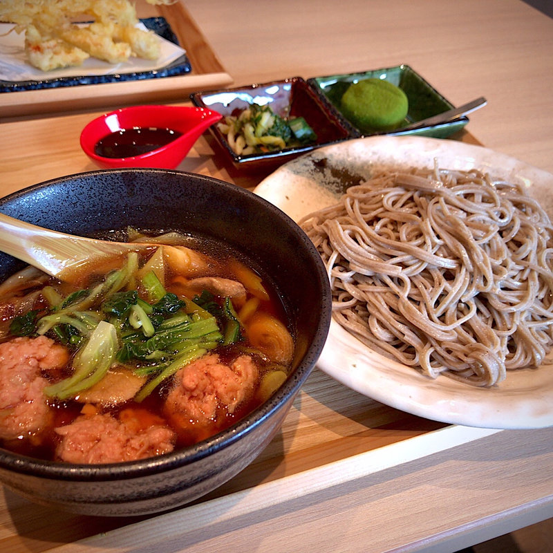 鴨南蛮つけそば(蕎麦居酒屋と和菓子の店　京乃北)
