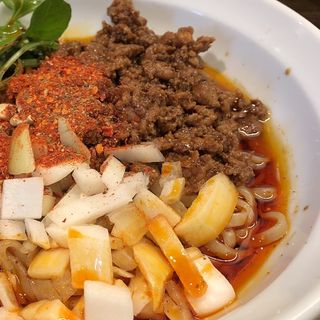 汁なし担々麺・香酢(麺や一芯)