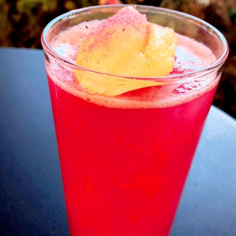 sakura ピーチ＆ラズベリー　ティー　フラペチーノ(スターバックスコーヒー　六本木ヒルズ　メトロハット/ハリウッドプラザ)