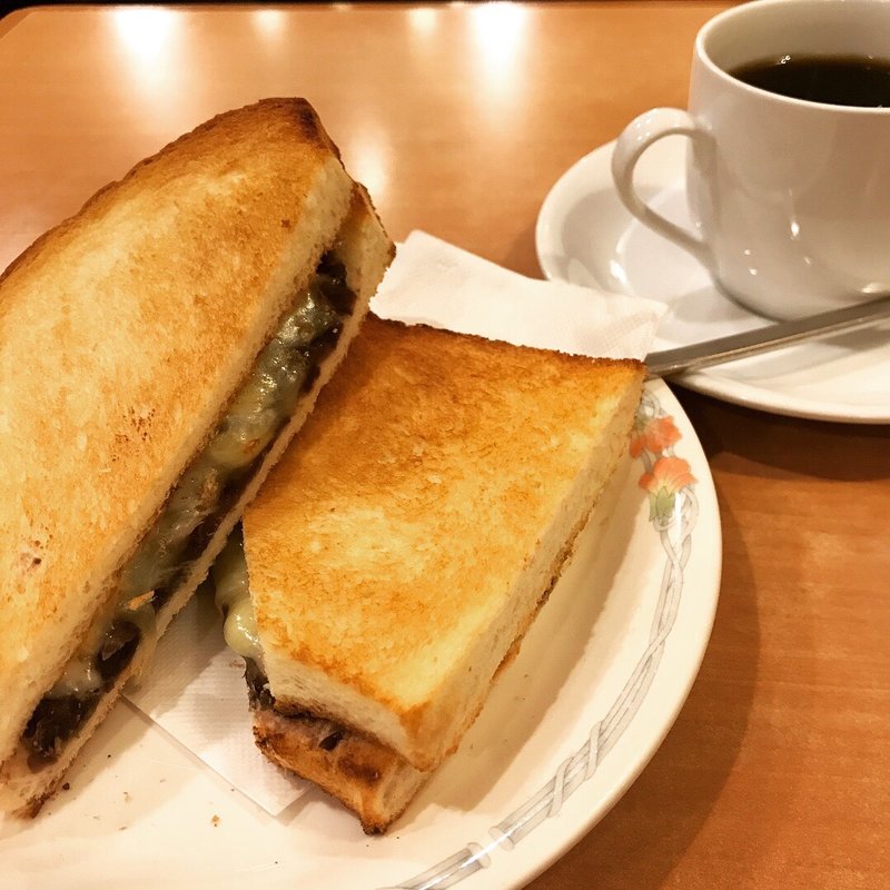 小倉チーズトースト(喫茶むらやま　エスカ店)