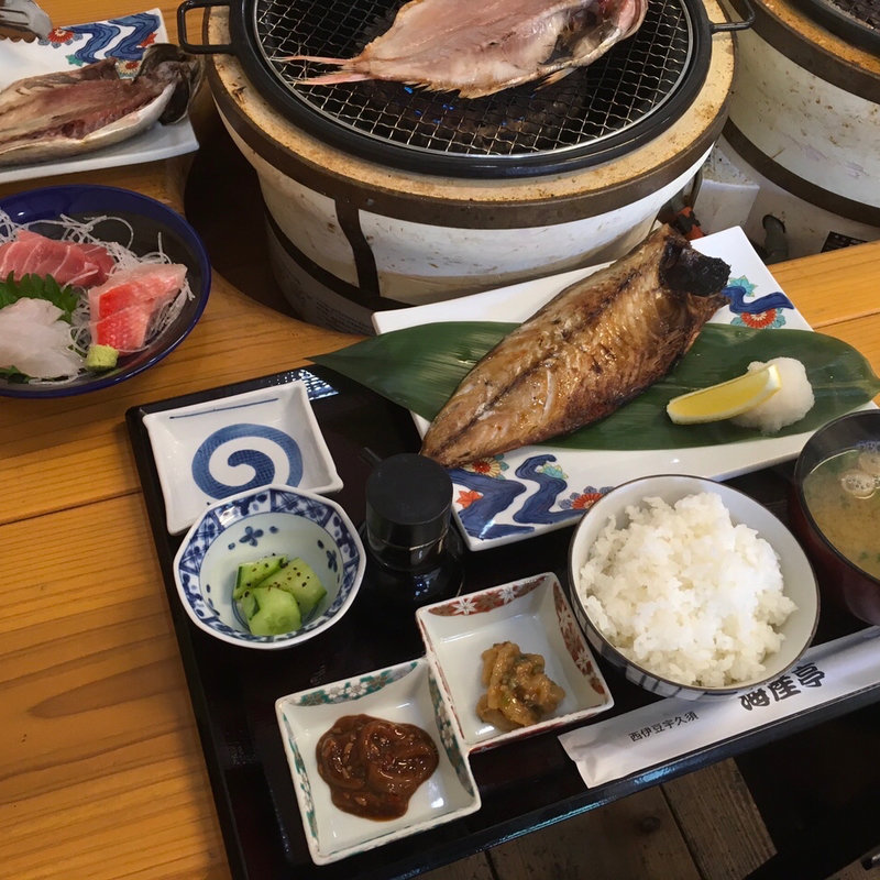 トロサバ干物定食(ニサク印の海産屋)