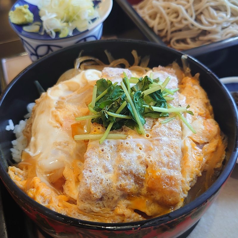 カツ丼セット(冷たいそば)(丸忠 )