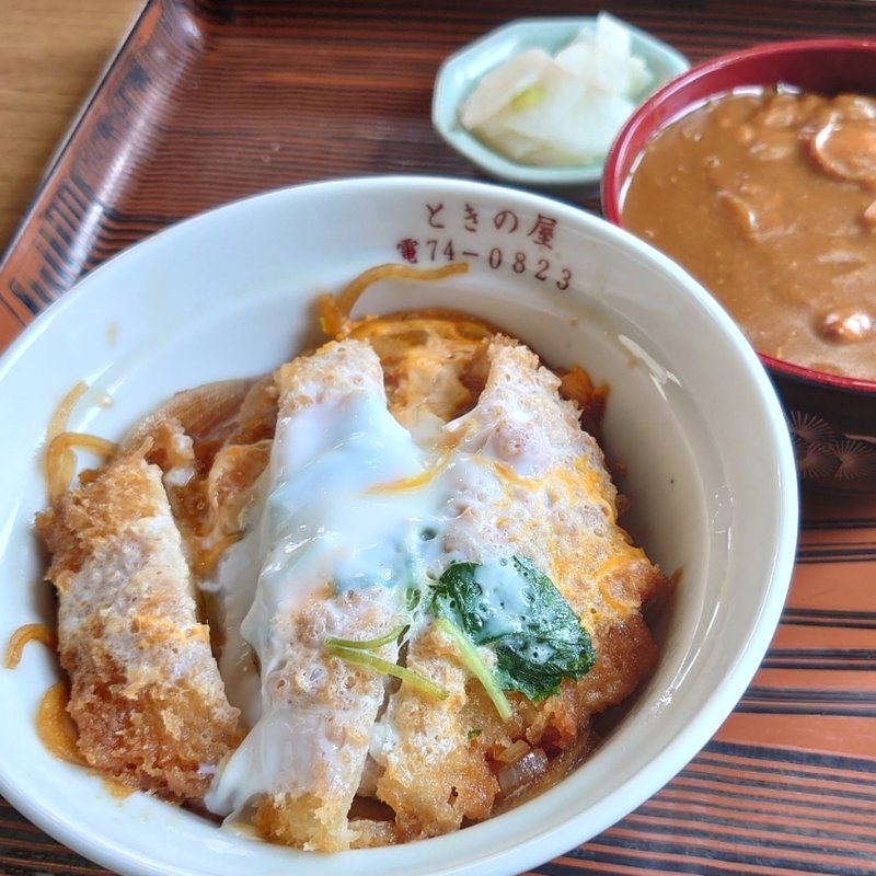 カツ丼セット(カレーそば)(ときの屋 （ときのや）)