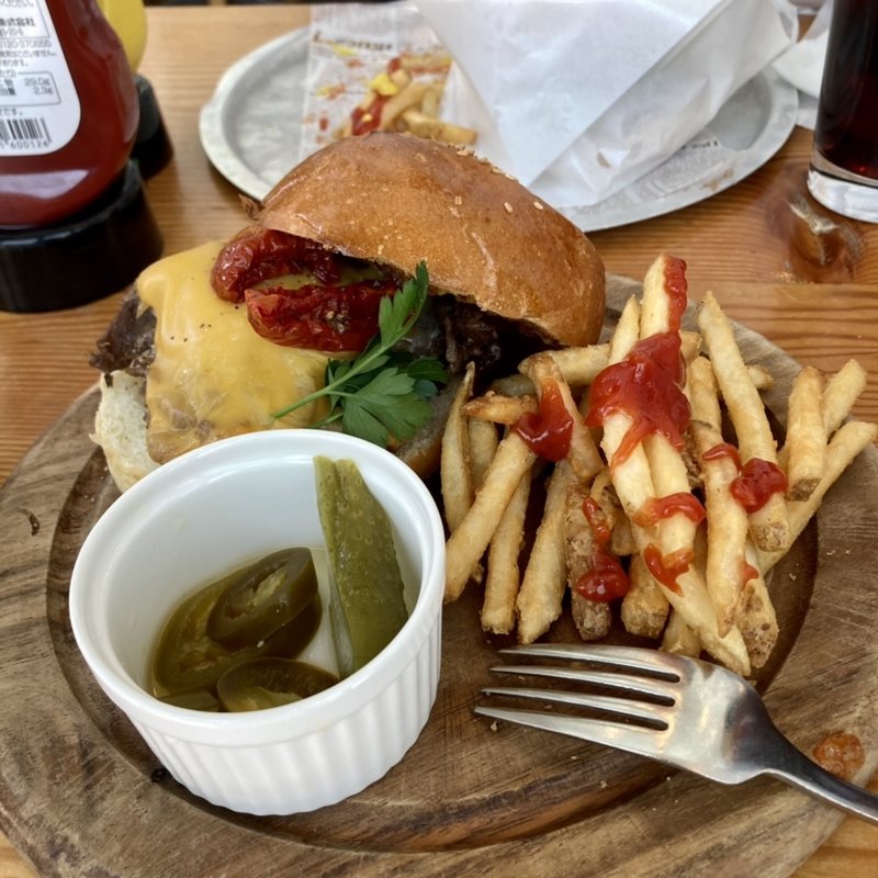 フィリーズチーズバーガー(OMG!CAFE)