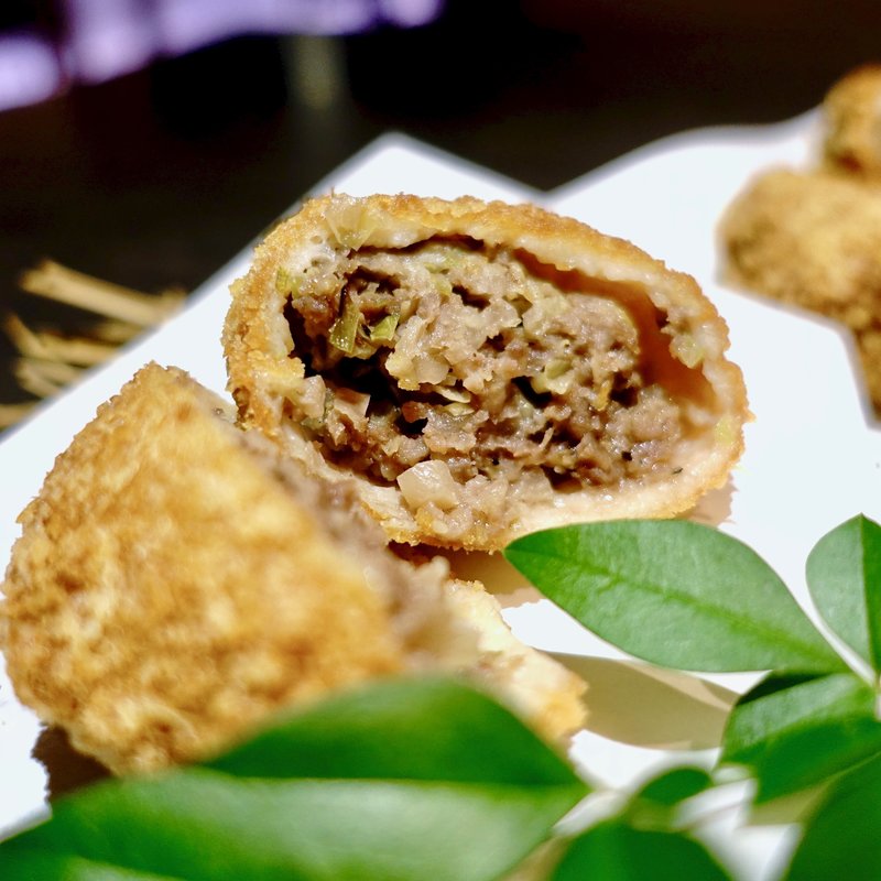 天草黒牛のメンチカツ(天草の恵 （【旧店名】旬彩dining 源家）)