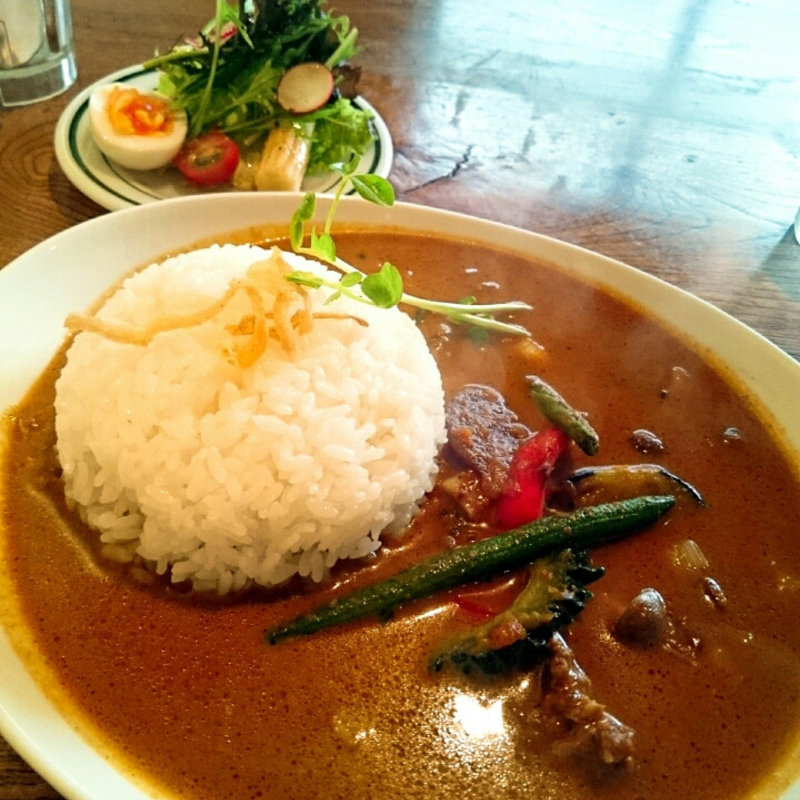 季節の野菜のスリランカカリー(haguru cafe（ハグルカフェ）)