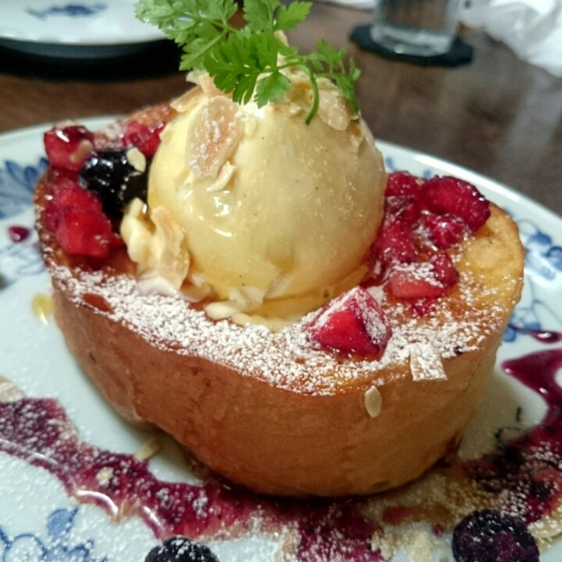 フレンチトースト(長崎阿蘭陀珈琲館)