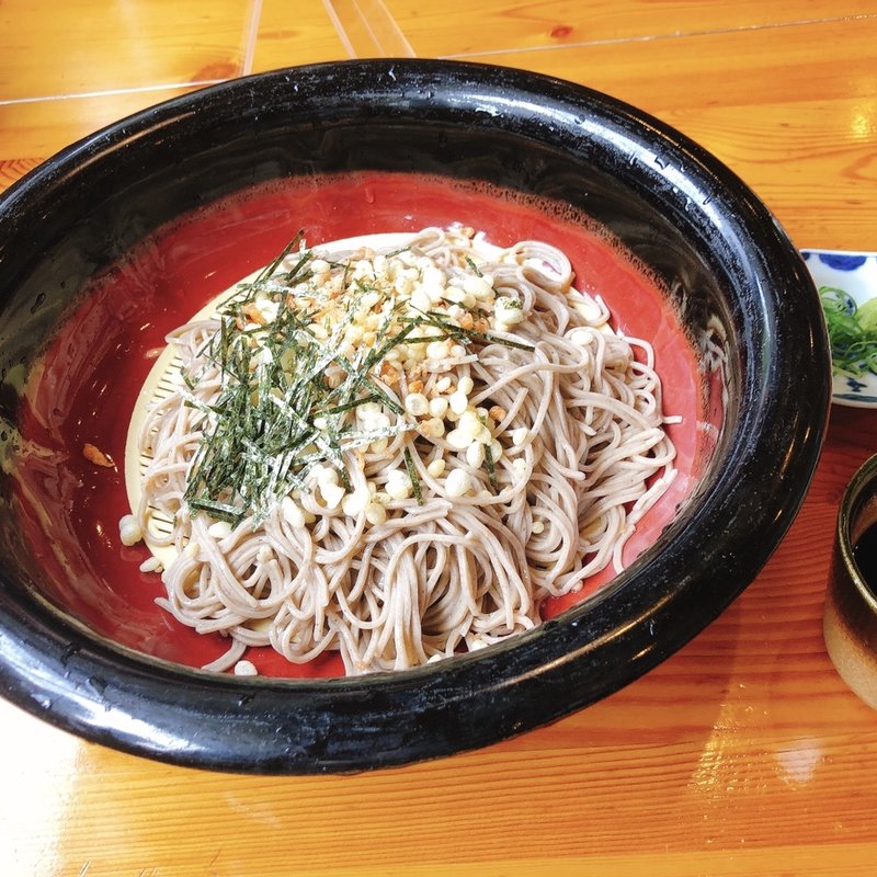 ざるそば(そば処 とんぼ)