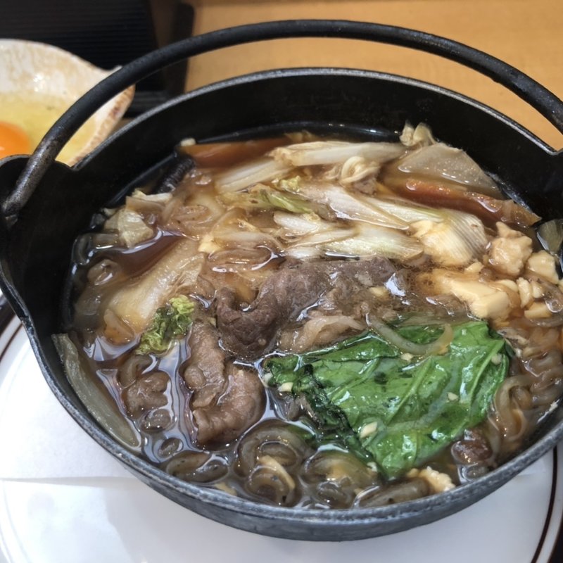 和牛すき焼き定食(小池寿司食堂)